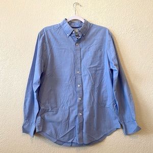 CROFT&BARROW Blue Button Up Shirt